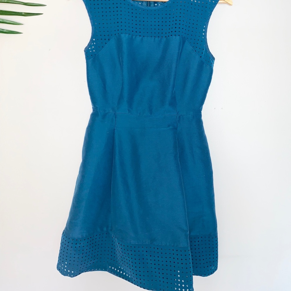 J.Crew blue dress with pockets! Like new